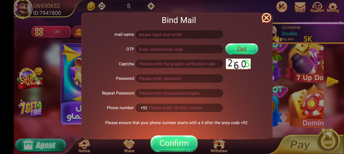 3 patti gold new register